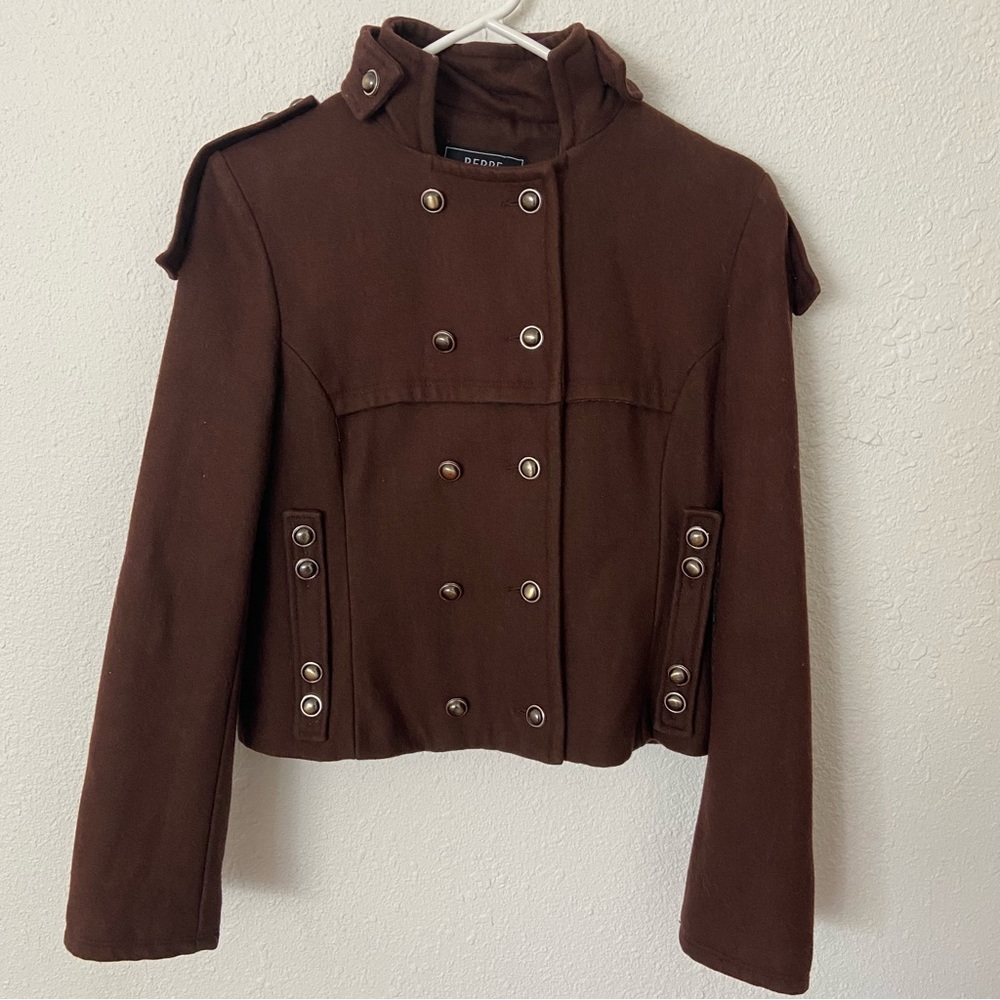 Military Style Peppe Peluso Jacket (Cropped) Size M